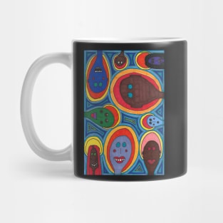 Happy Saints Hanging Out Together Mug